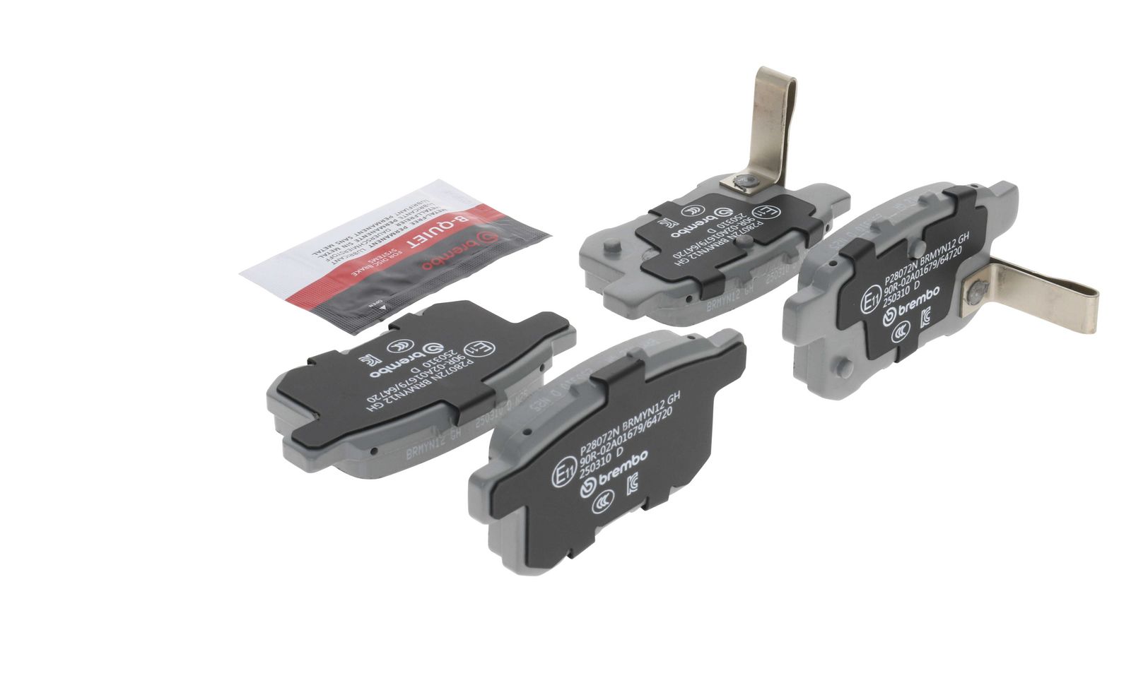 PRIME Ceramic Rear Disc Brake Pad Set - P28072N_16