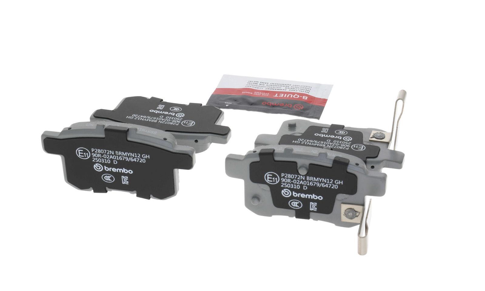 PRIME Ceramic Rear Disc Brake Pad Set - P28072N_20