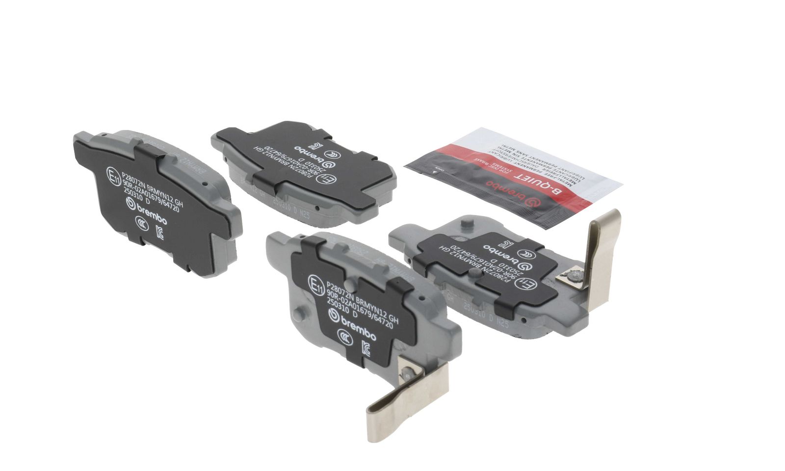 PRIME Ceramic Rear Disc Brake Pad Set - P28072N_22
