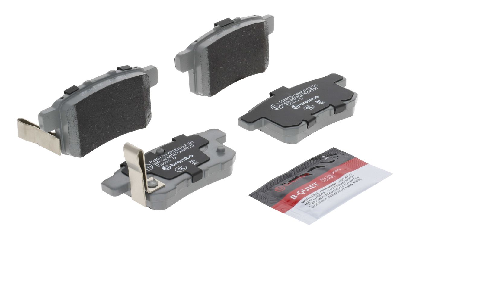 PRIME Ceramic Rear Disc Brake Pad Set - P28072N_28