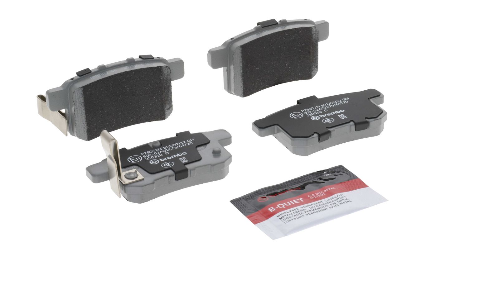 PRIME Ceramic Rear Disc Brake Pad Set - P28072N_29