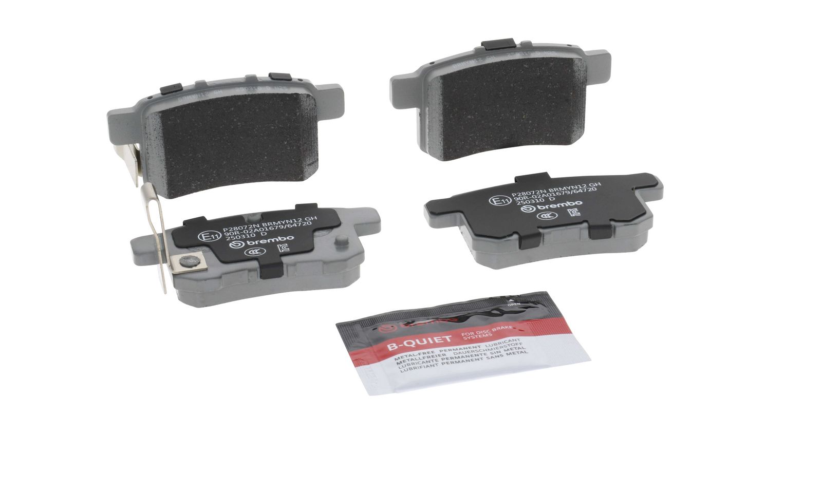 PRIME Ceramic Rear Disc Brake Pad Set - P28072N_30