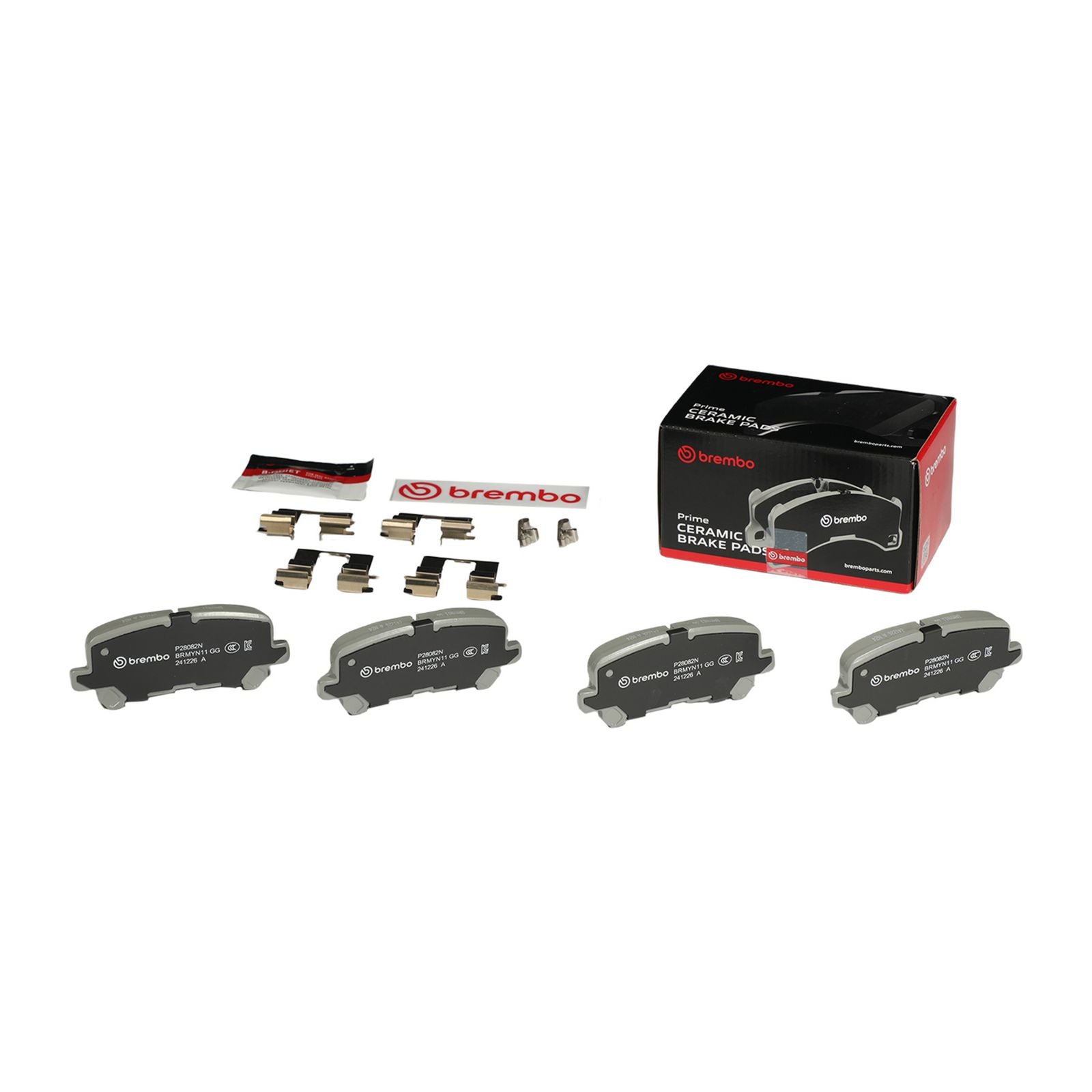 PRIME Ceramic Rear Disc Brake Pad Set P28082N | Brembostore