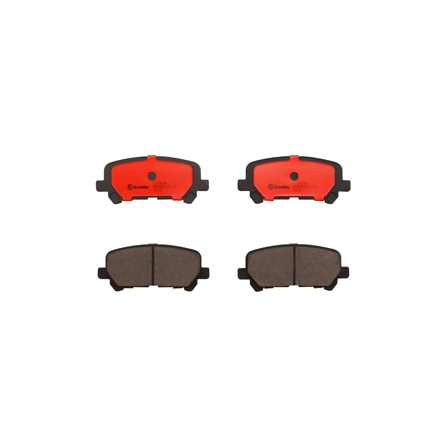 PRIME Ceramic Rear Disc Brake Pad Set - P28083N_01