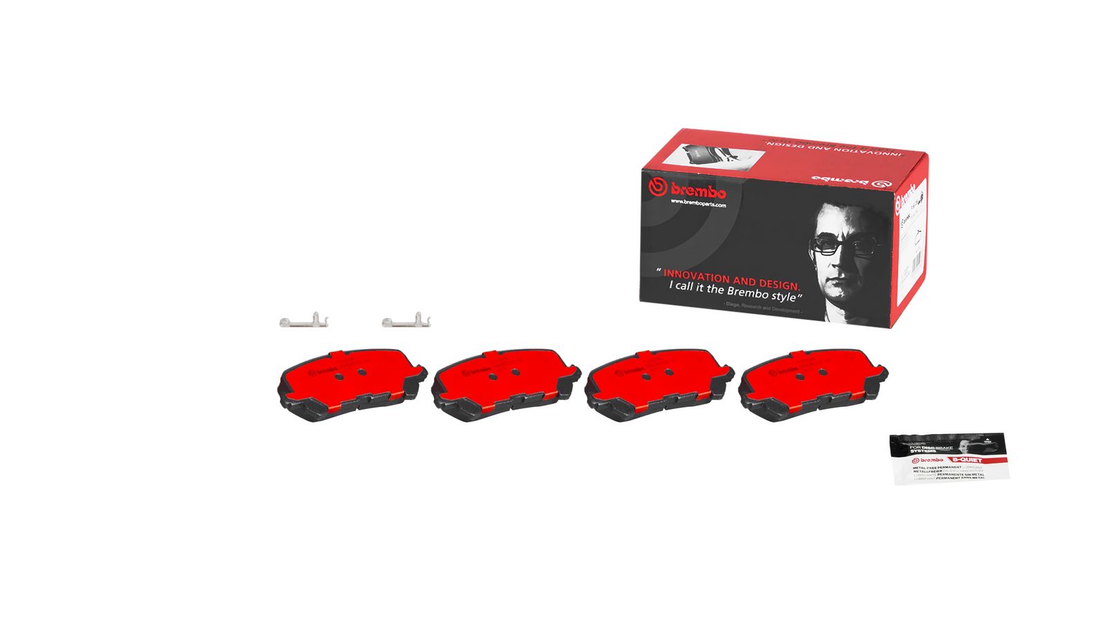 PRIME Ceramic Rear Disc Brake Pad Set - P28088N_01