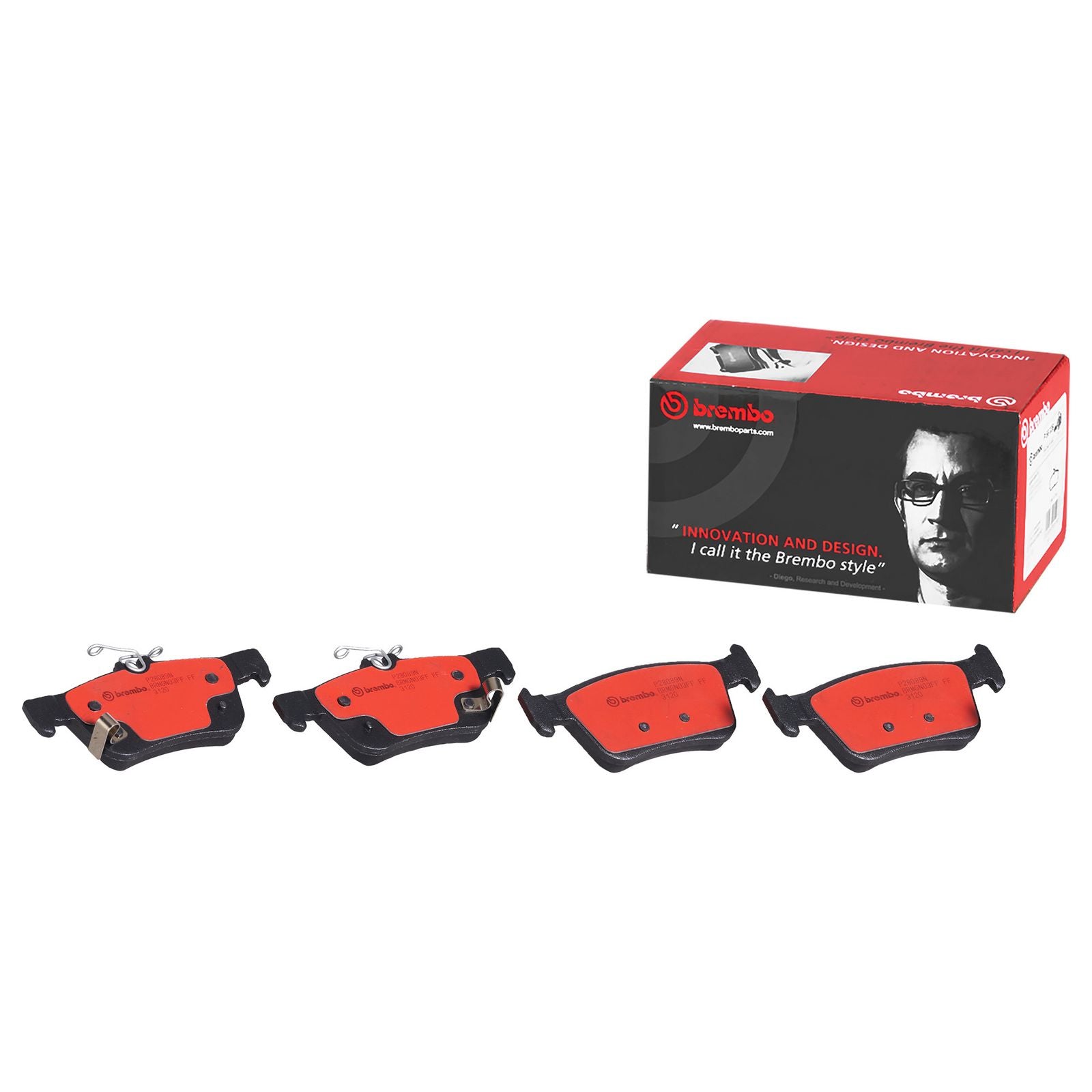 PRIME Ceramic Rear Disc Brake Pad Set - P28089N_01