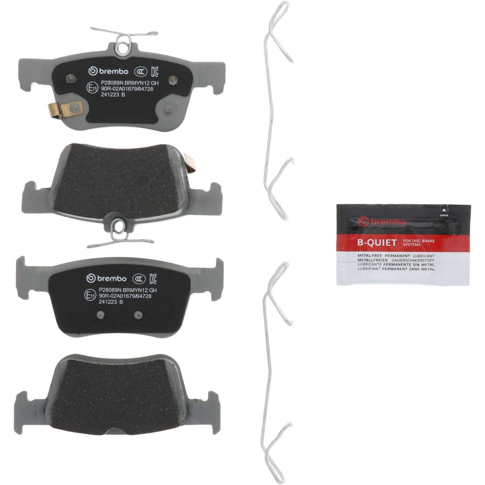 PRIME Ceramic Rear Disc Brake Pad Set - P28089N_30
