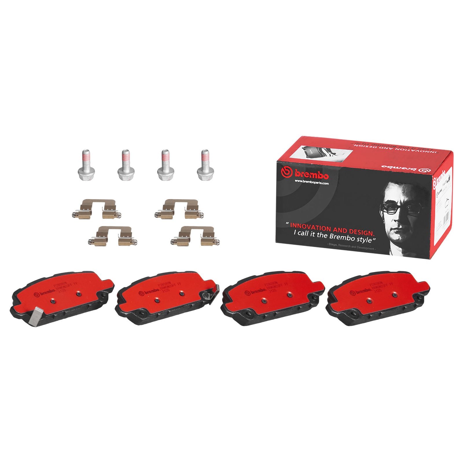 PRIME Ceramic Rear Disc Brake Pad Set - P28090N_01
