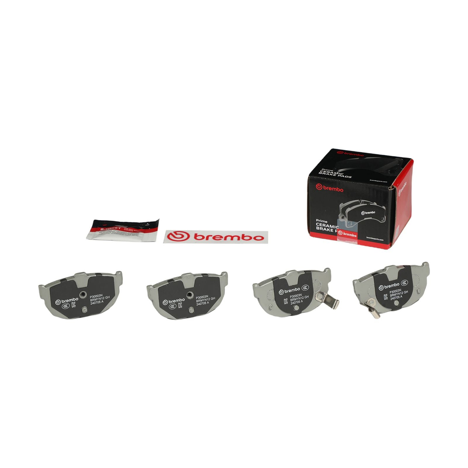 PRIME Ceramic Rear Disc Brake Pad Set - P30003N_04
