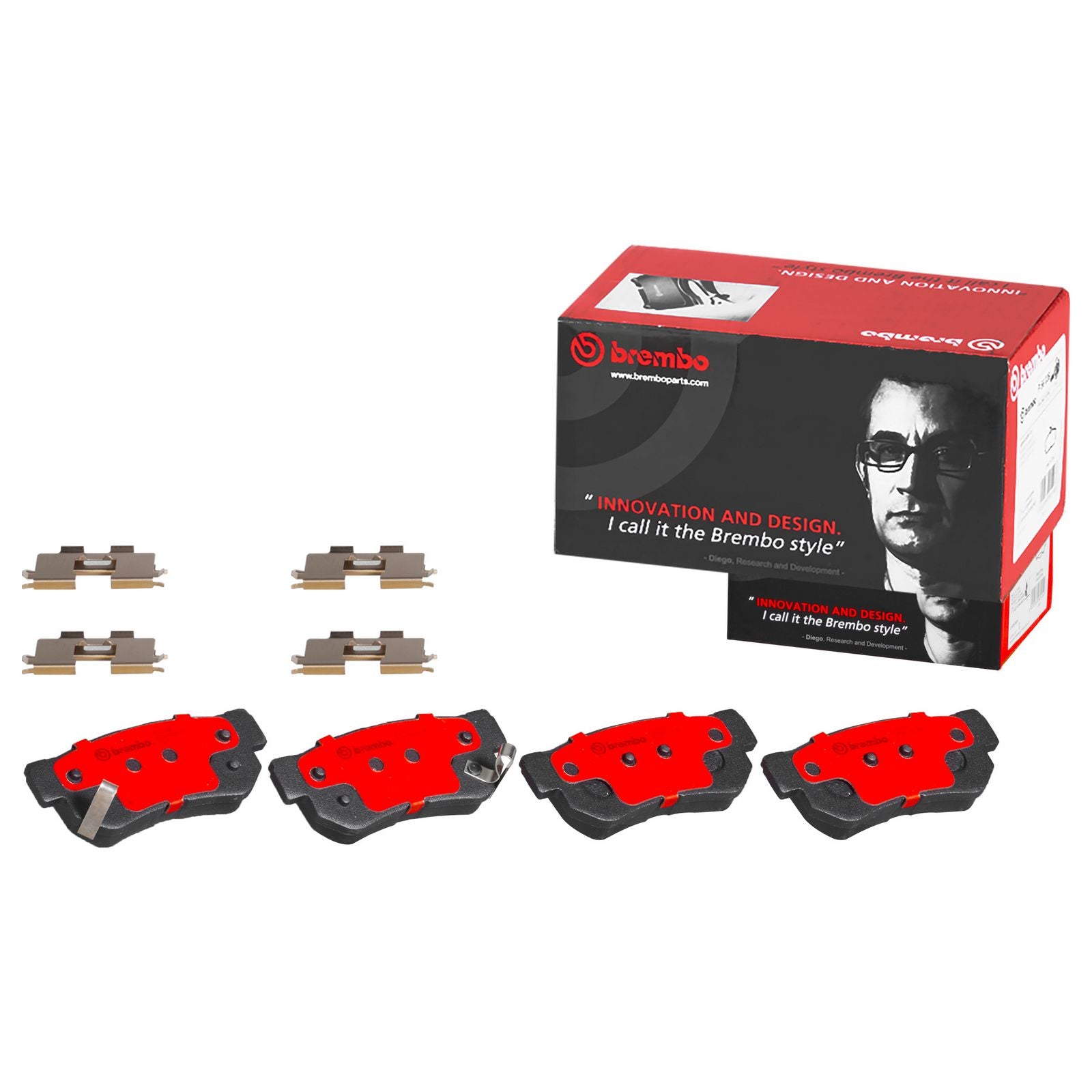 PRIME Ceramic Rear Disc Brake Pad Set - P30014N_01