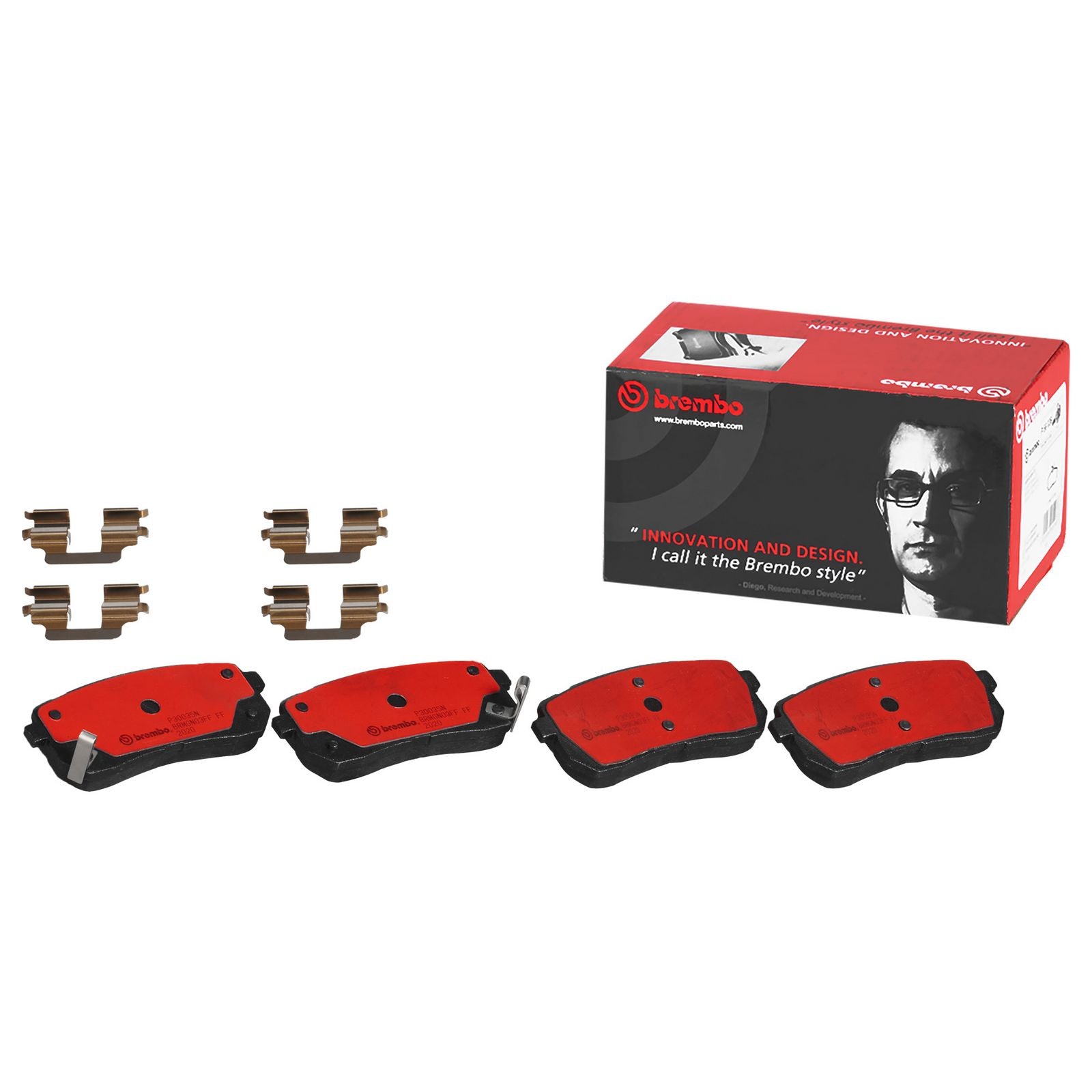 PRIME Ceramic Rear Disc Brake Pad Set - P30035N_01