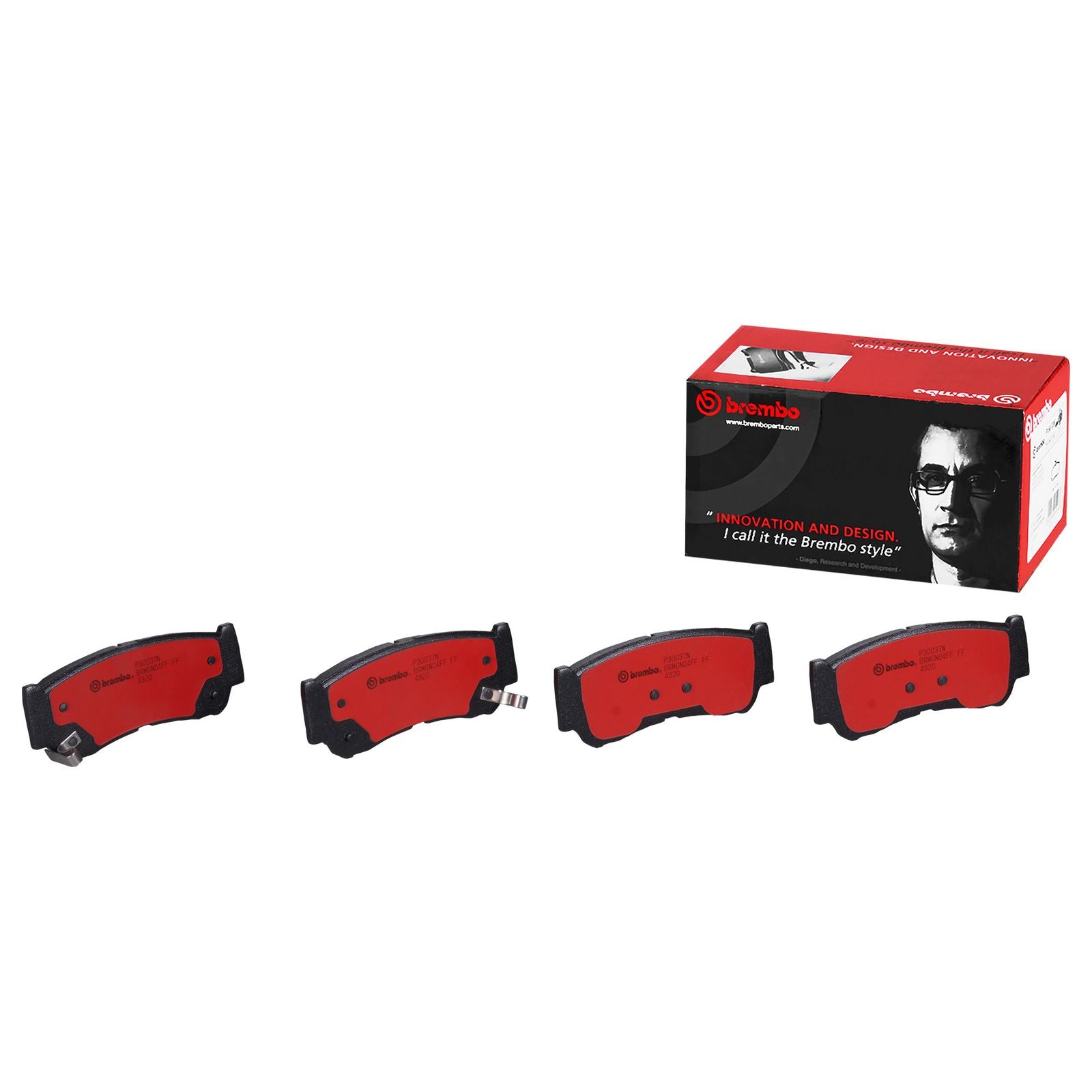 PRIME Ceramic Rear Disc Brake Pad Set - P30037N_01