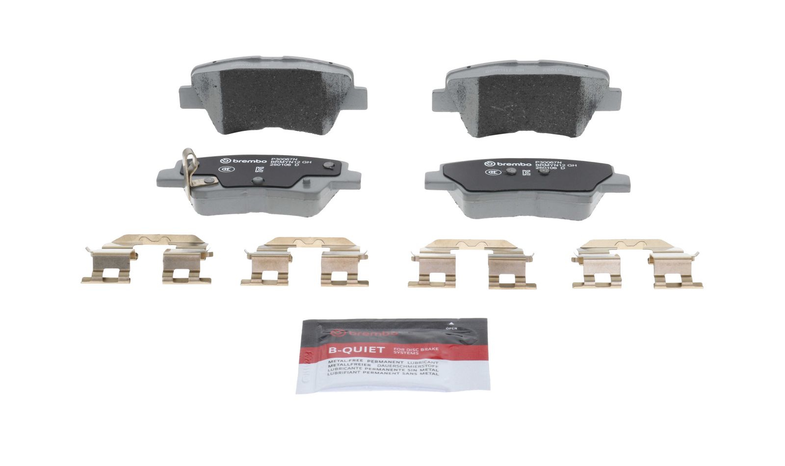 PRIME Ceramic Rear Disc Brake Pad Set - P30067N_07