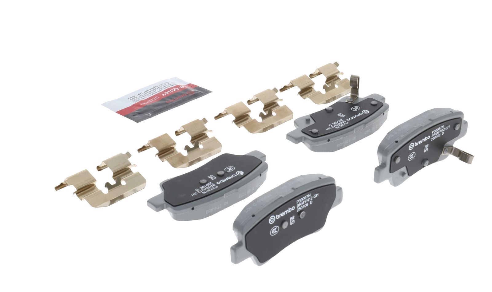 PRIME Ceramic Rear Disc Brake Pad Set - P30067N_16