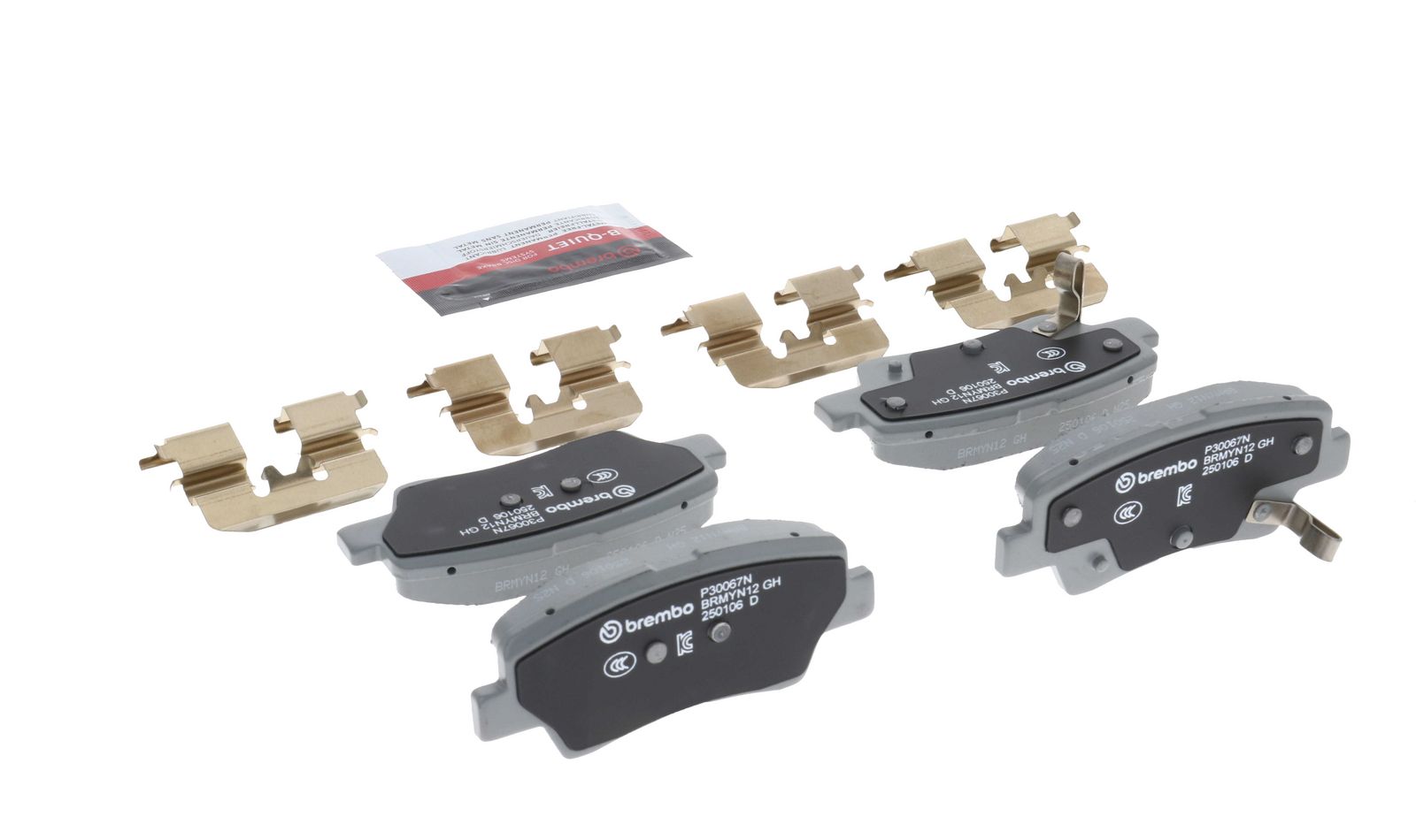 PRIME Ceramic Rear Disc Brake Pad Set - P30067N_17