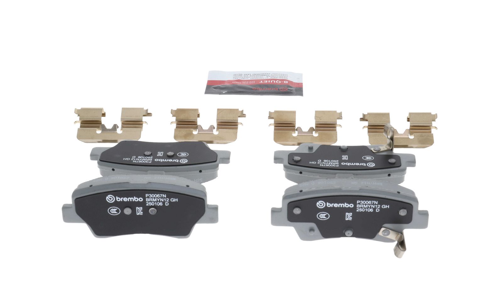 PRIME Ceramic Rear Disc Brake Pad Set - P30067N_19