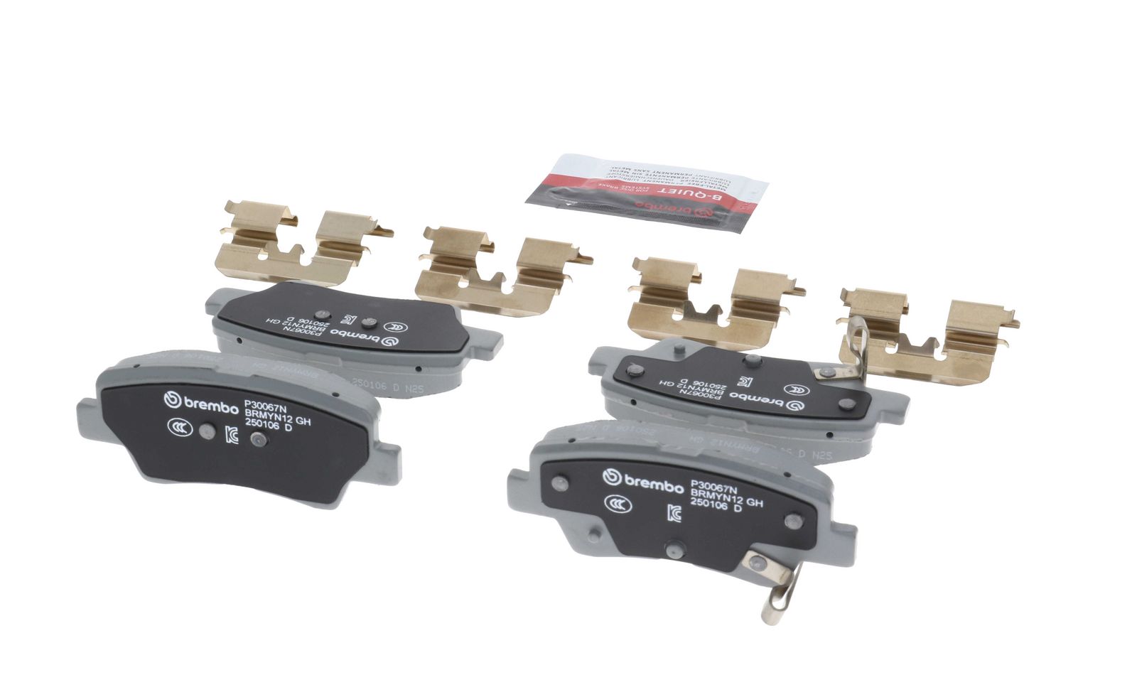 PRIME Ceramic Rear Disc Brake Pad Set - P30067N_20