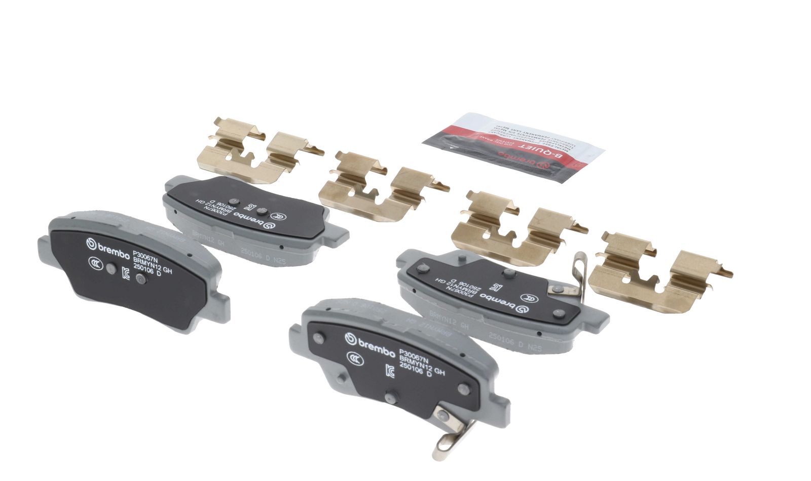 PRIME Ceramic Rear Disc Brake Pad Set - P30067N_21
