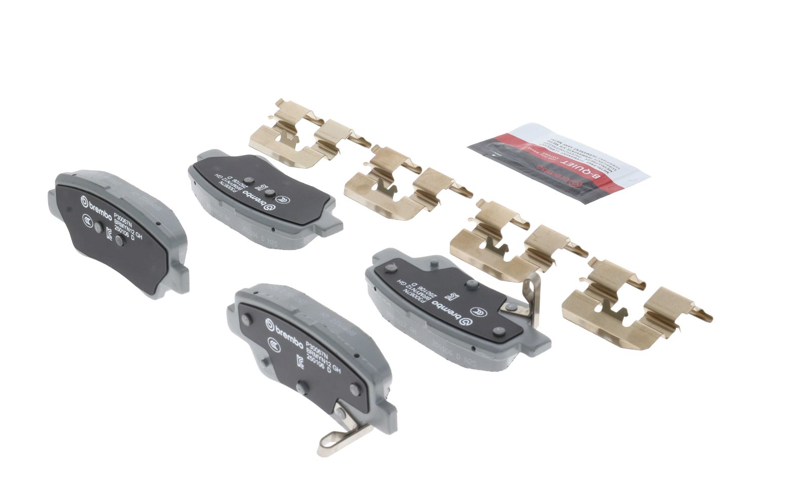PRIME Ceramic Rear Disc Brake Pad Set - P30067N_22