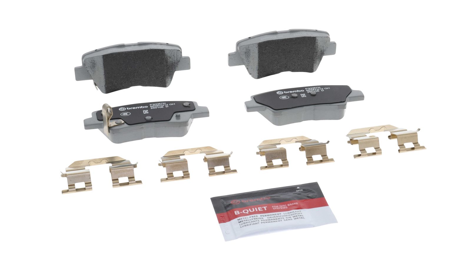 PRIME Ceramic Rear Disc Brake Pad Set - P30067N_30