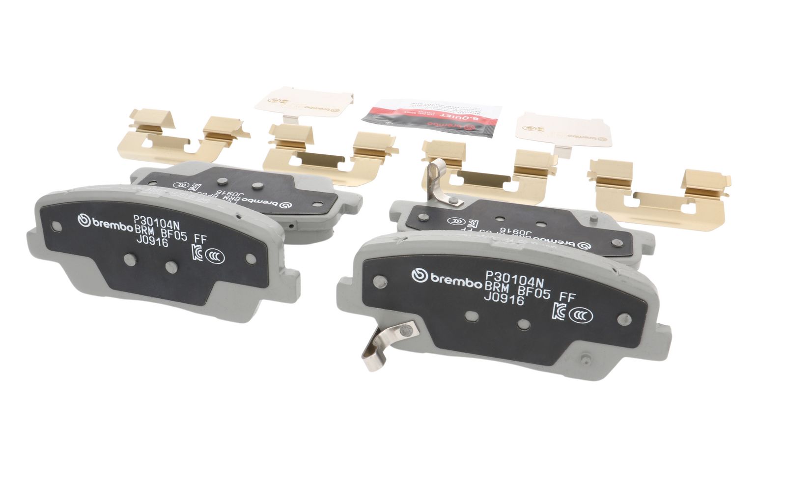PRIME Ceramic Rear Disc Brake Pad Set - P30104N_15