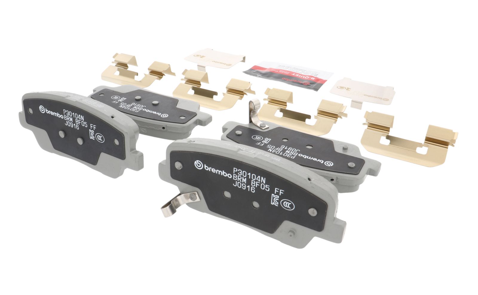 PRIME Ceramic Rear Disc Brake Pad Set - P30104N_16
