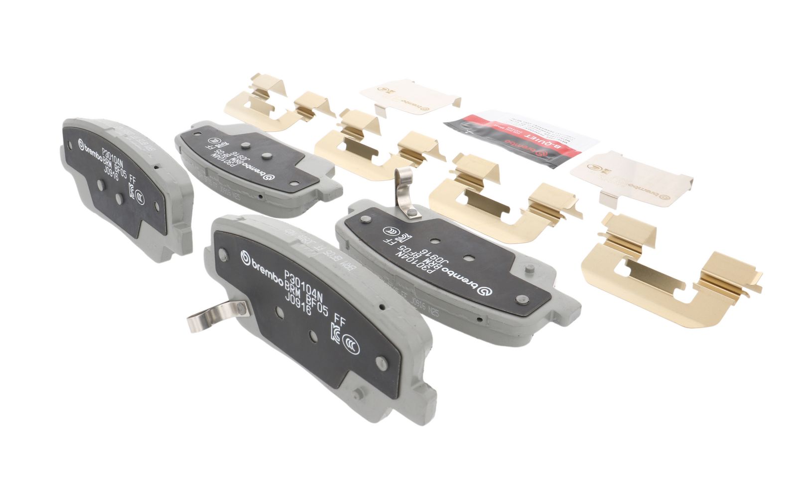 PRIME Ceramic Rear Disc Brake Pad Set - P30104N_17