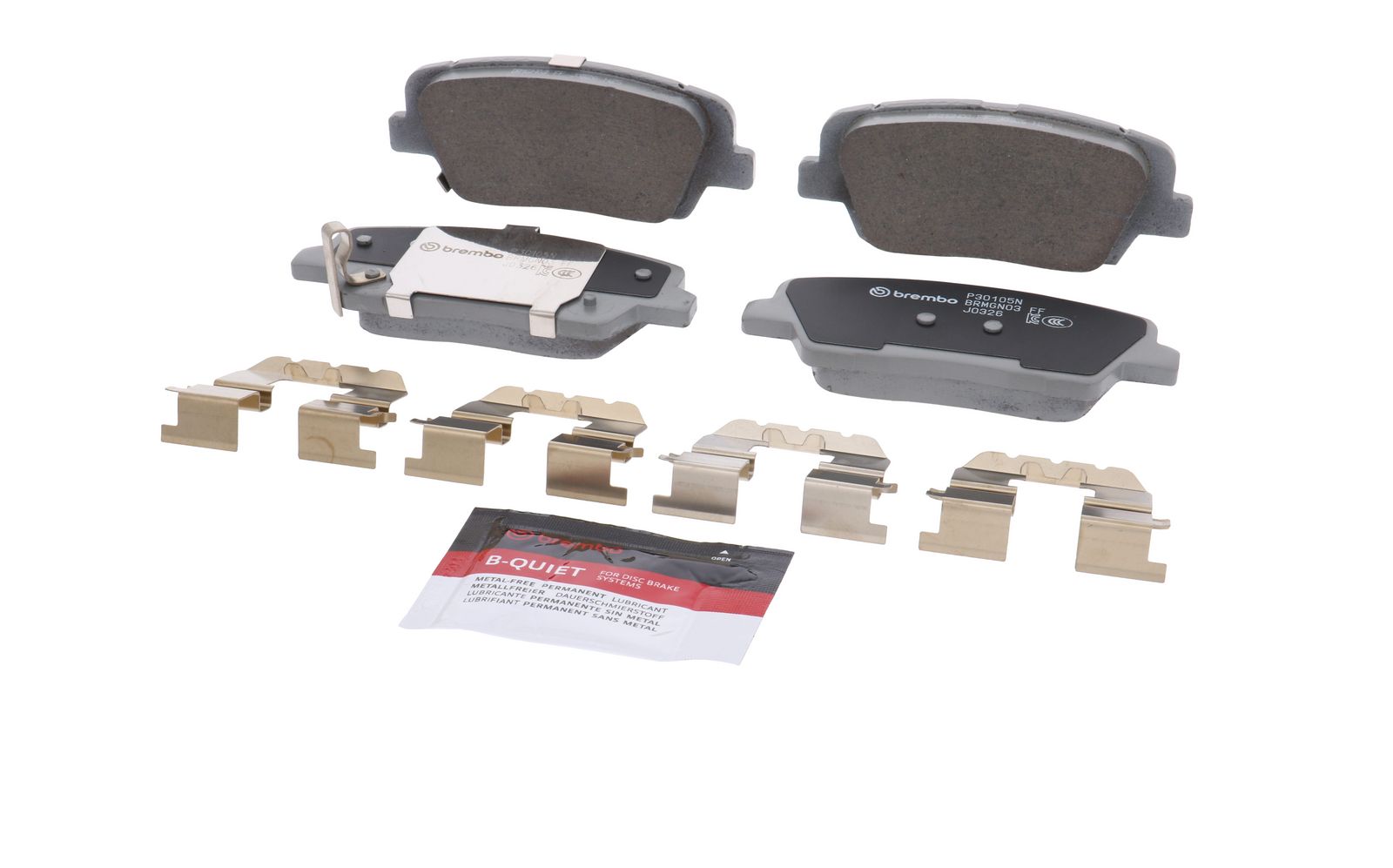 PRIME Ceramic Rear Disc Brake Pad Set - P30105N_03