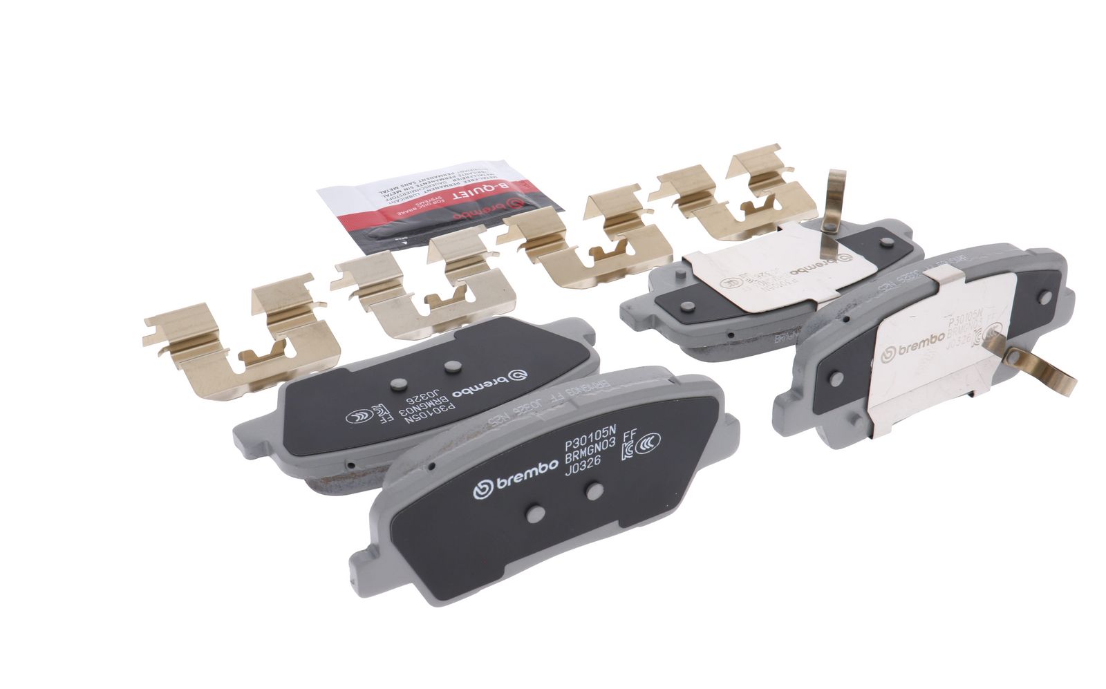 PRIME Ceramic Rear Disc Brake Pad Set - P30105N_12