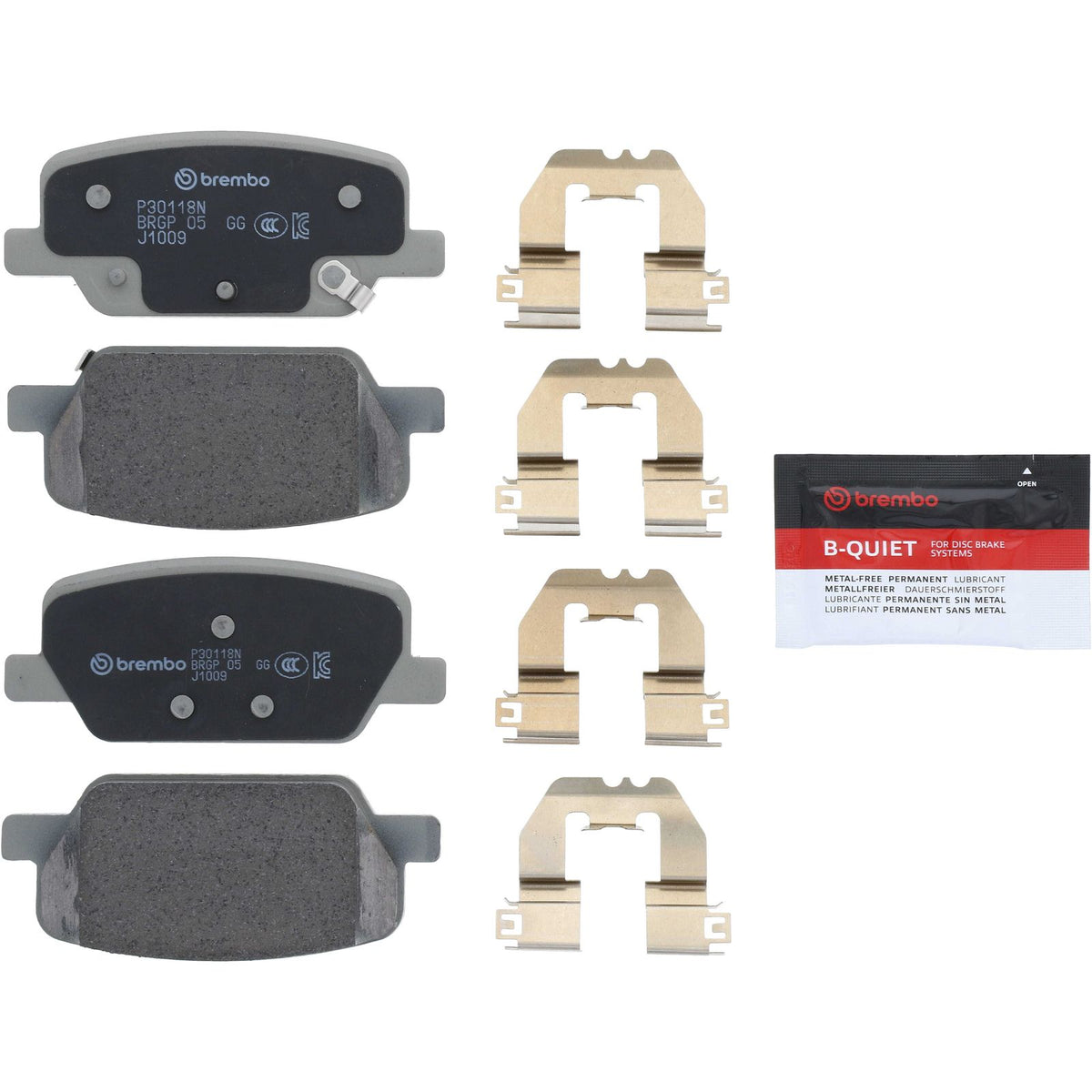 PRIME Ceramic Rear Disc Brake Pad Set - P30118N_01