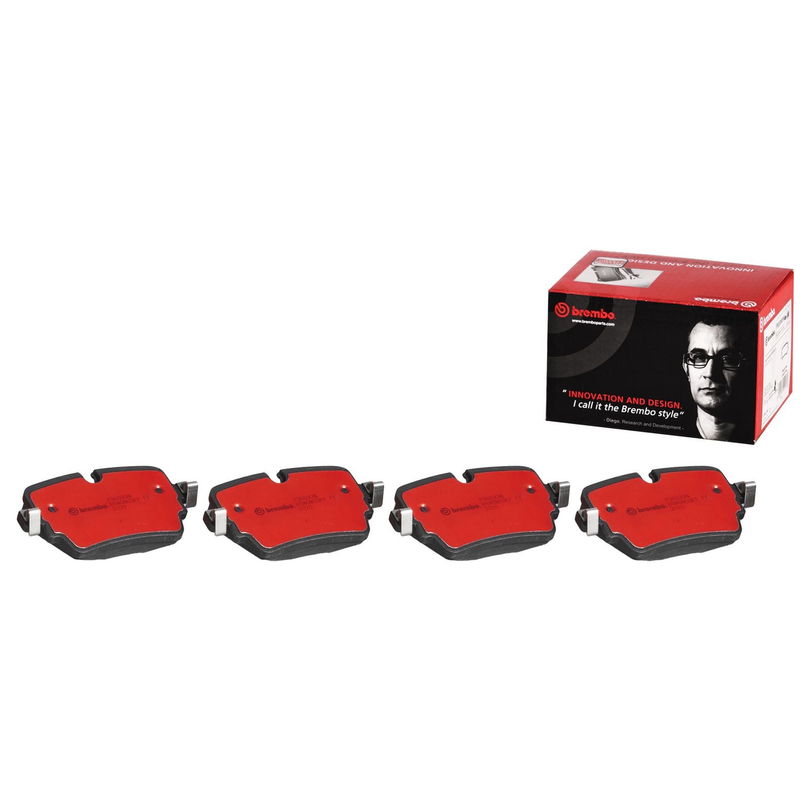 PRIME Ceramic Rear Disc Brake Pad Set - P36033N_01