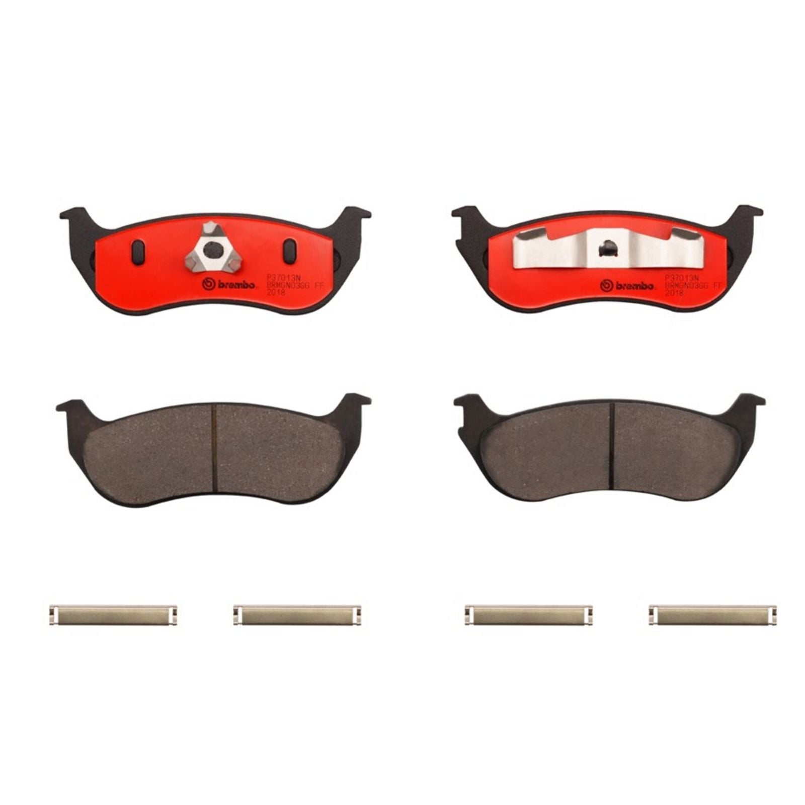 PRIME Ceramic Rear Disc Brake Pad Set - P37013N_01
