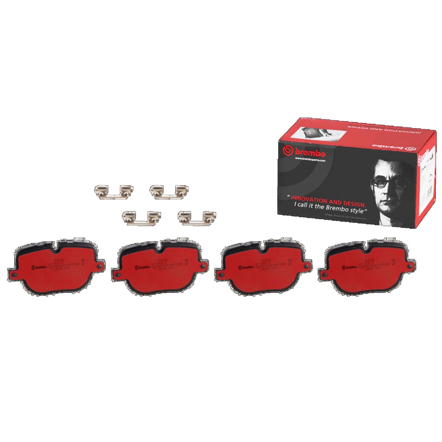 PRIME Ceramic Rear Disc Brake Pad Set - P44025N_01