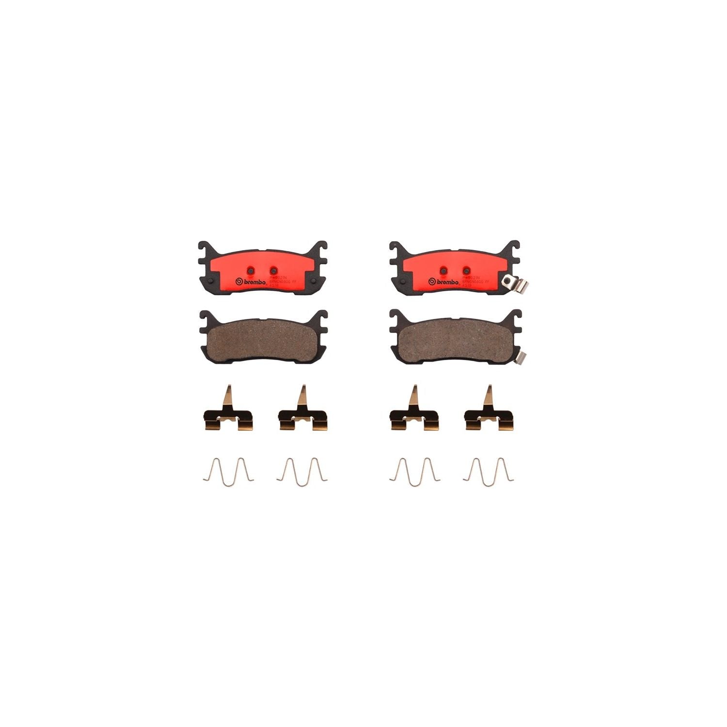 PRIME Ceramic Rear Disc Brake Pad Set - P49021N_01