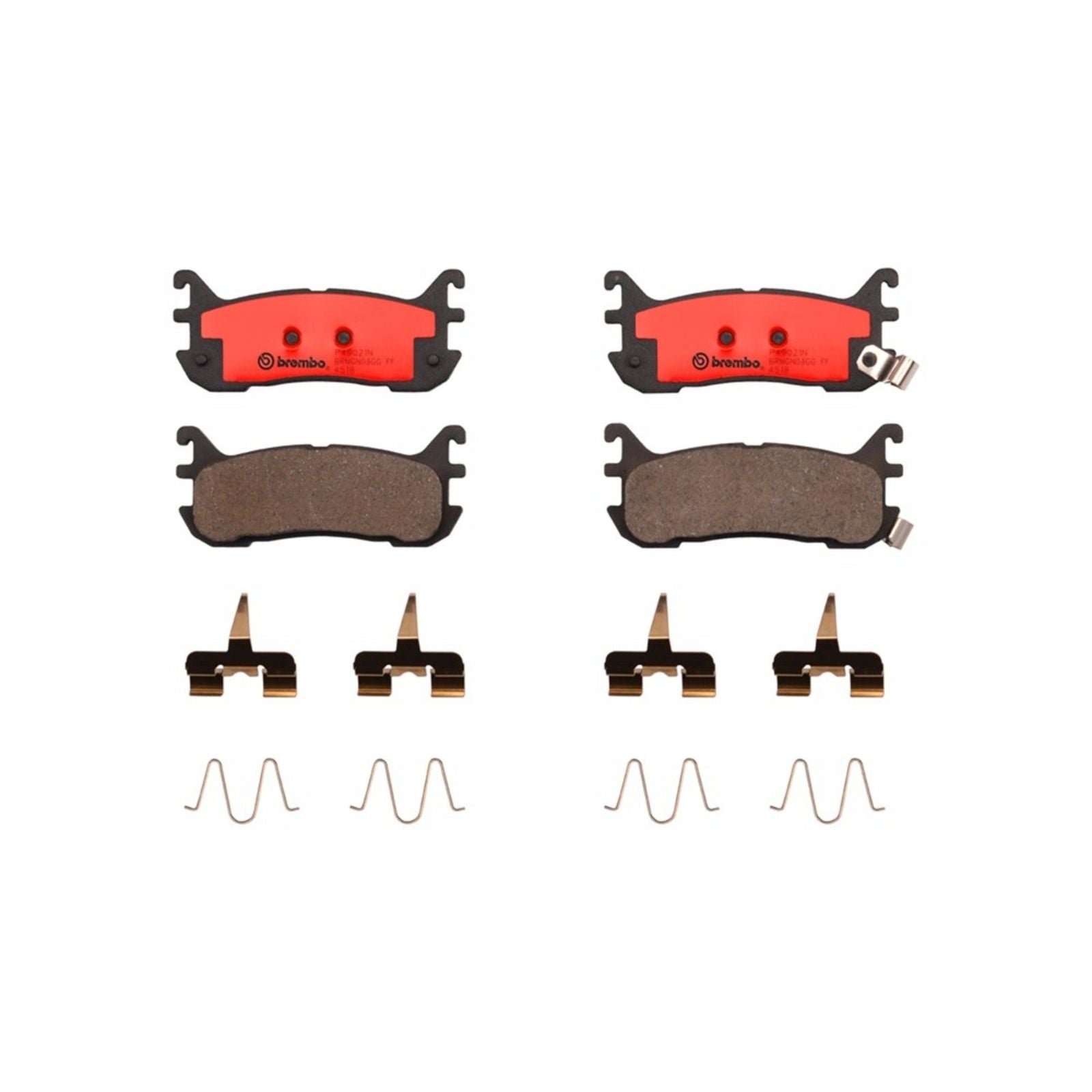 PRIME Ceramic Rear Disc Brake Pad Set - P49021N_01