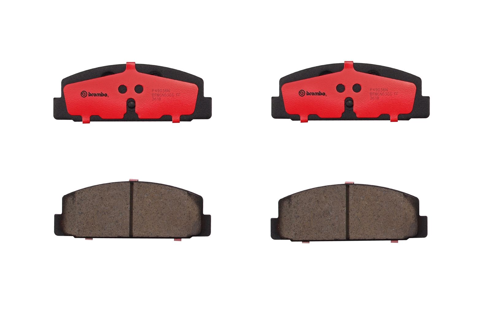 PRIME Ceramic Rear Disc Brake Pad Set - P49036N_01