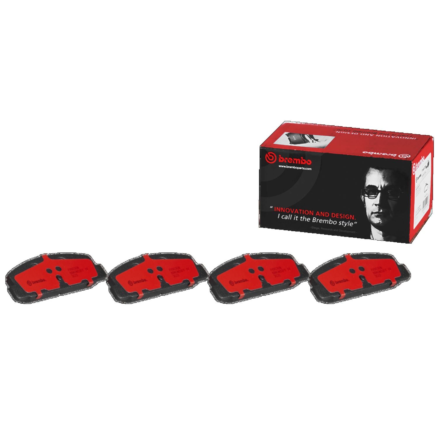 PRIME Ceramic Rear Disc Brake Pad Set - P49036N_02