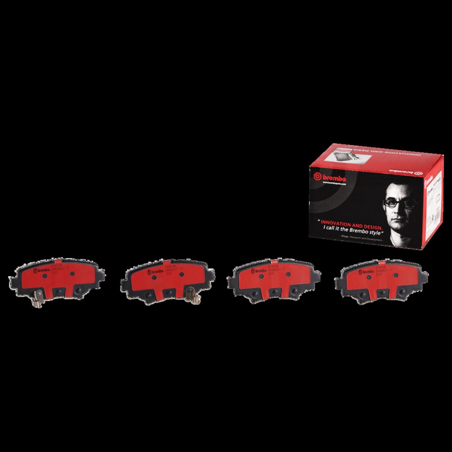 PRIME Ceramic Rear Disc Brake Pad Set - P49049N_01