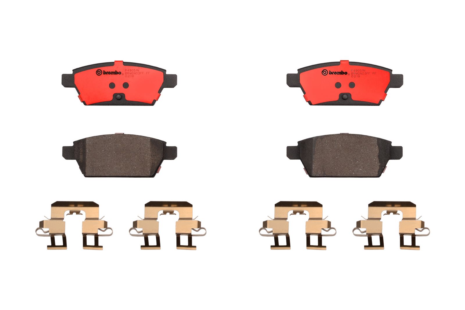 PRIME Ceramic Rear Disc Brake Pad Set - P49051N_01