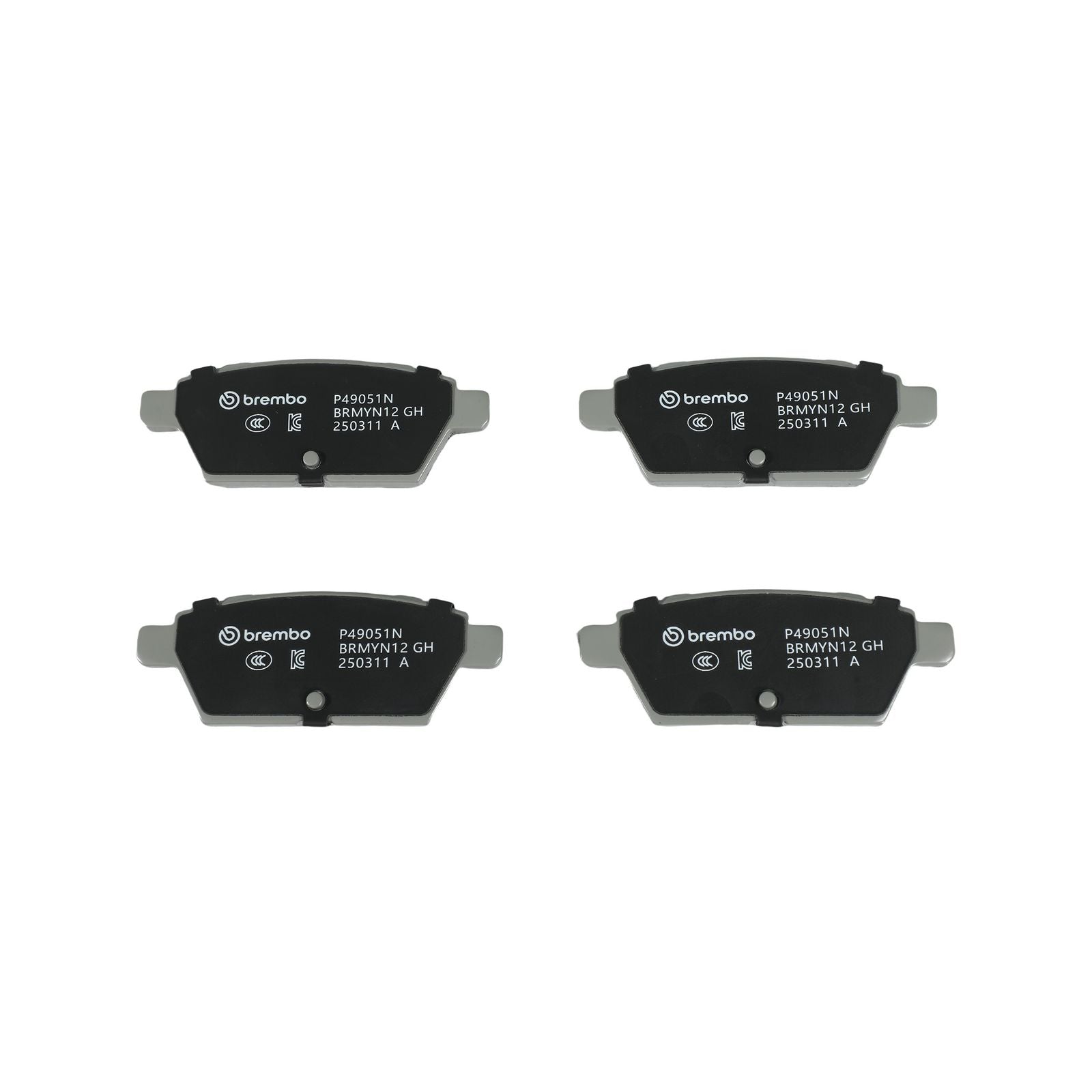 PRIME Ceramic Rear Disc Brake Pad Set - P49051N_02