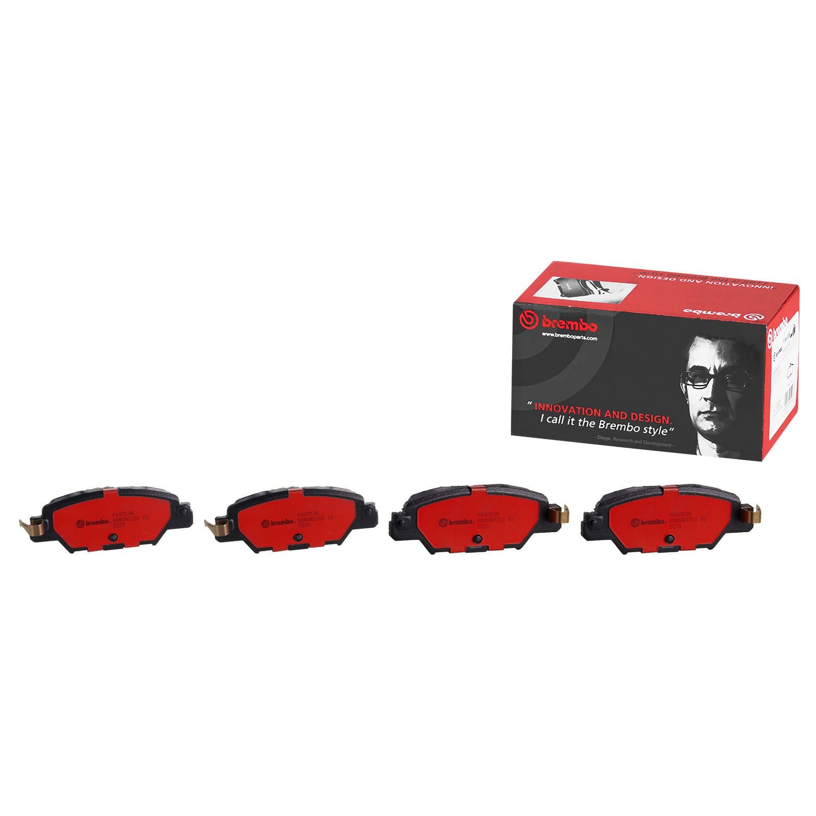 PRIME Ceramic Rear Disc Brake Pad Set - P49053N_01