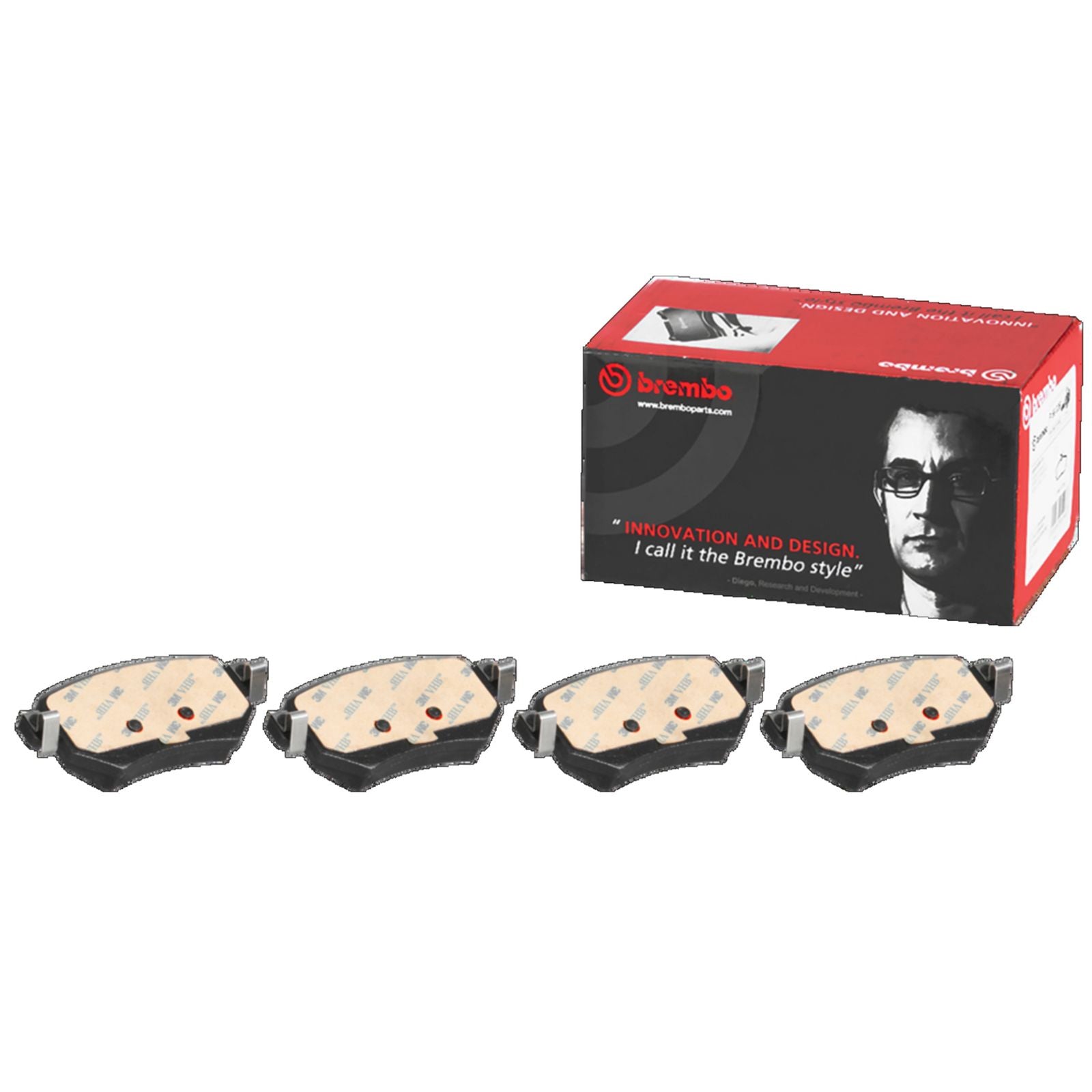 PRIME Ceramic Rear Disc Brake Pad Set - P49059N_02