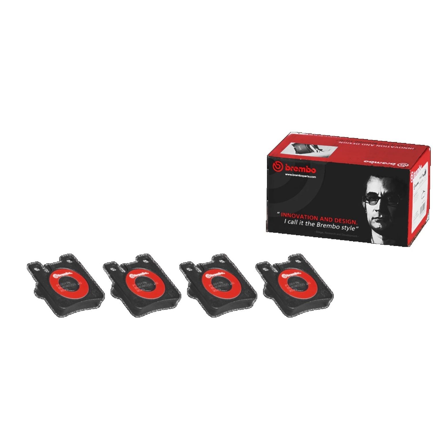 PRIME Ceramic Rear Disc Brake Pad Set - P50017N_02
