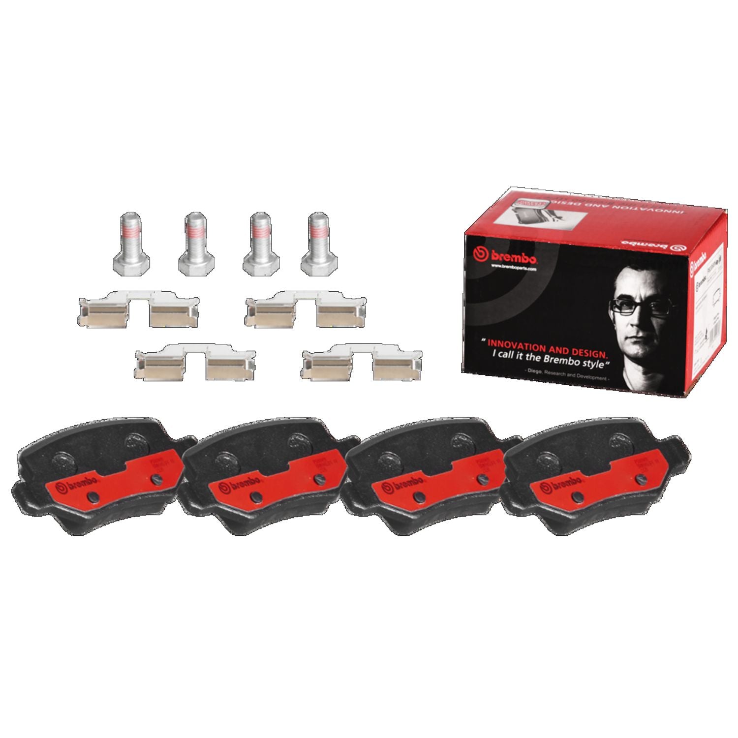 PRIME Ceramic Rear Disc Brake Pad Set - P50090N_02