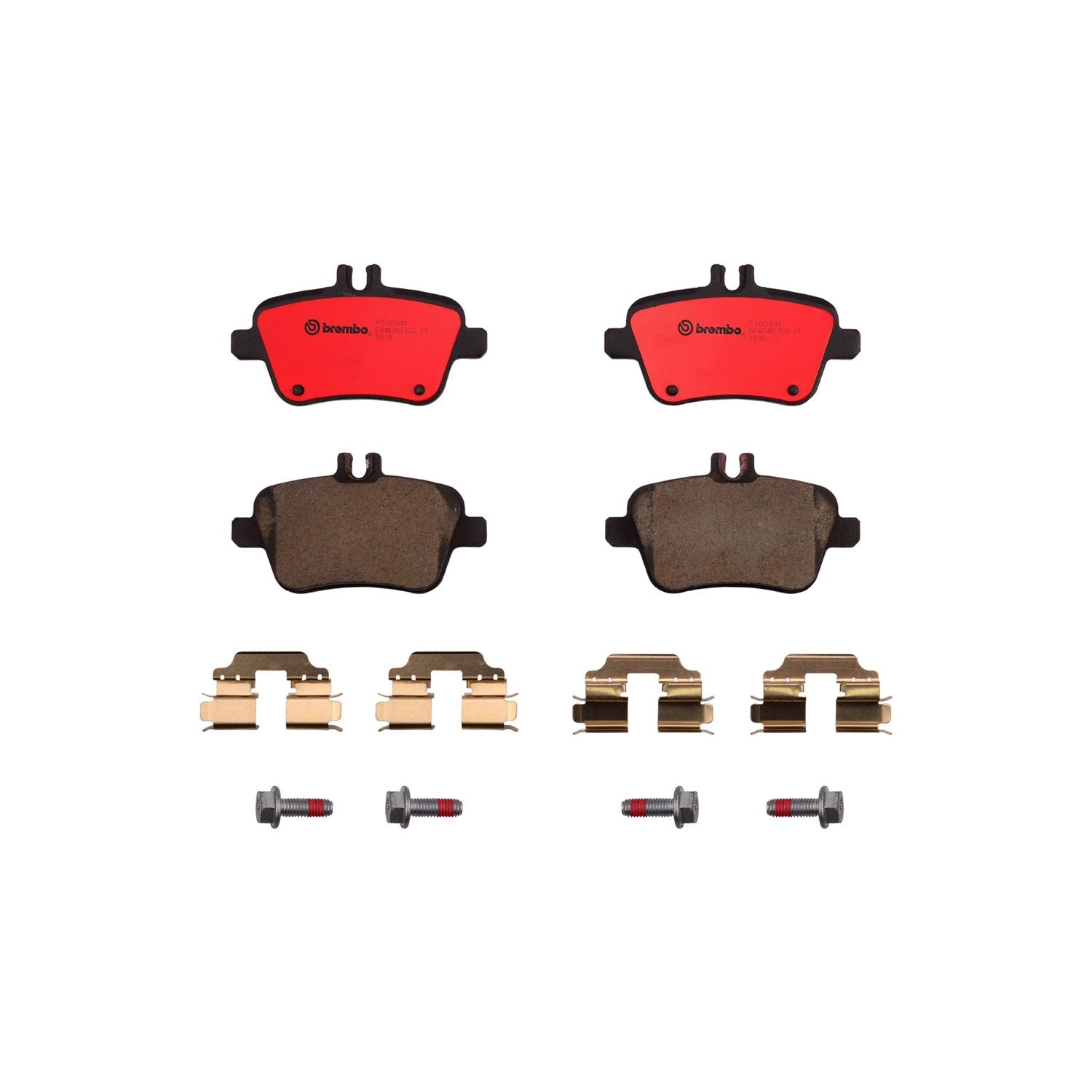 PRIME Ceramic Rear Disc Brake Pad Set - P50091N_01