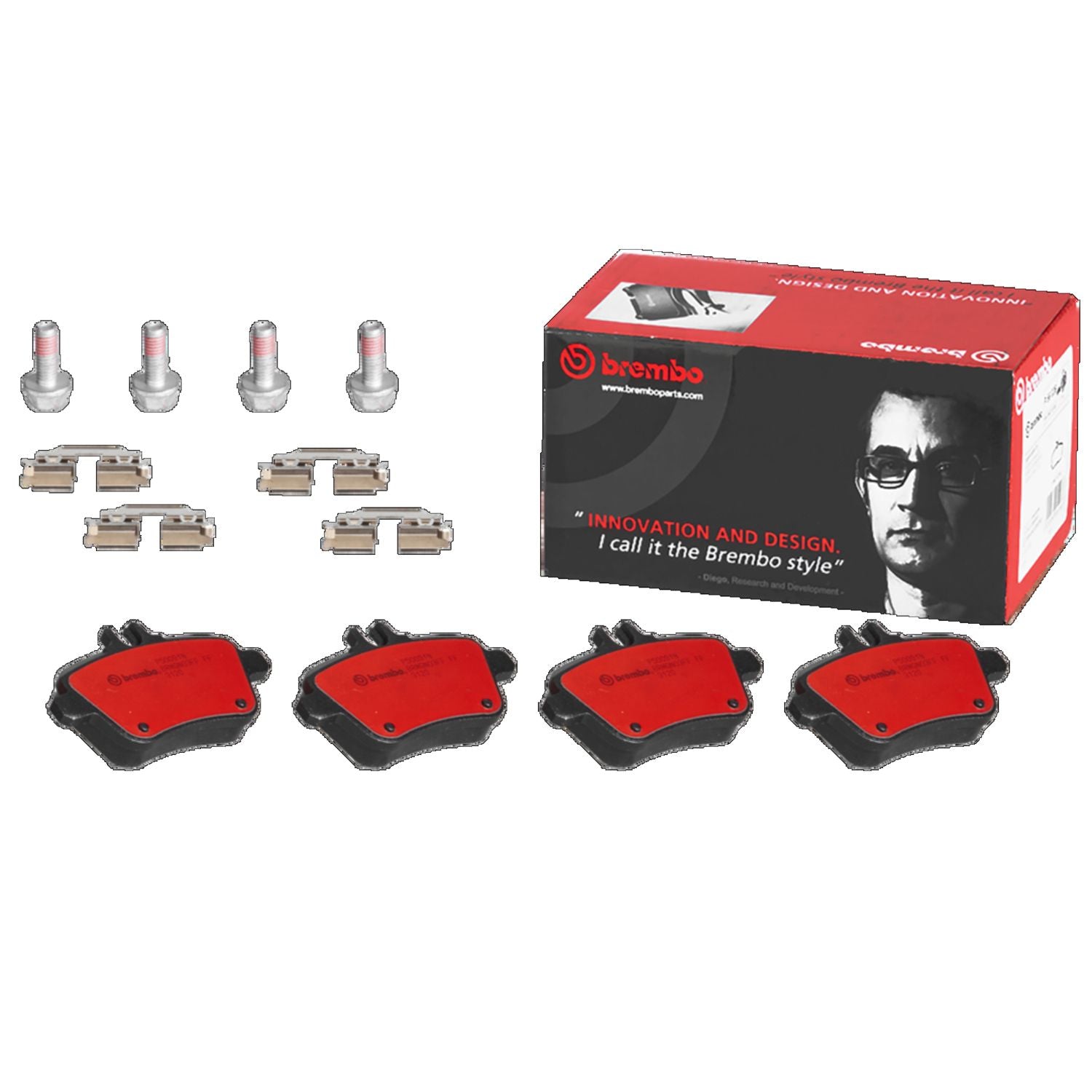 PRIME Ceramic Rear Disc Brake Pad Set - P50091N_02