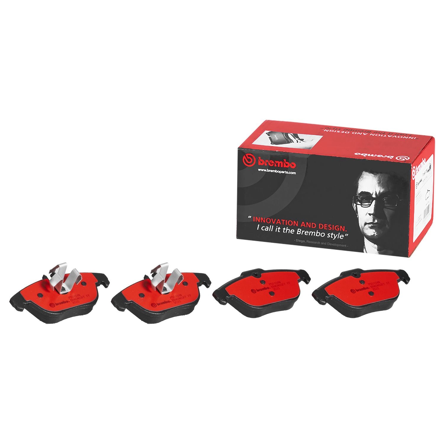 PRIME Ceramic Rear Disc Brake Pad Set - P50104N_01