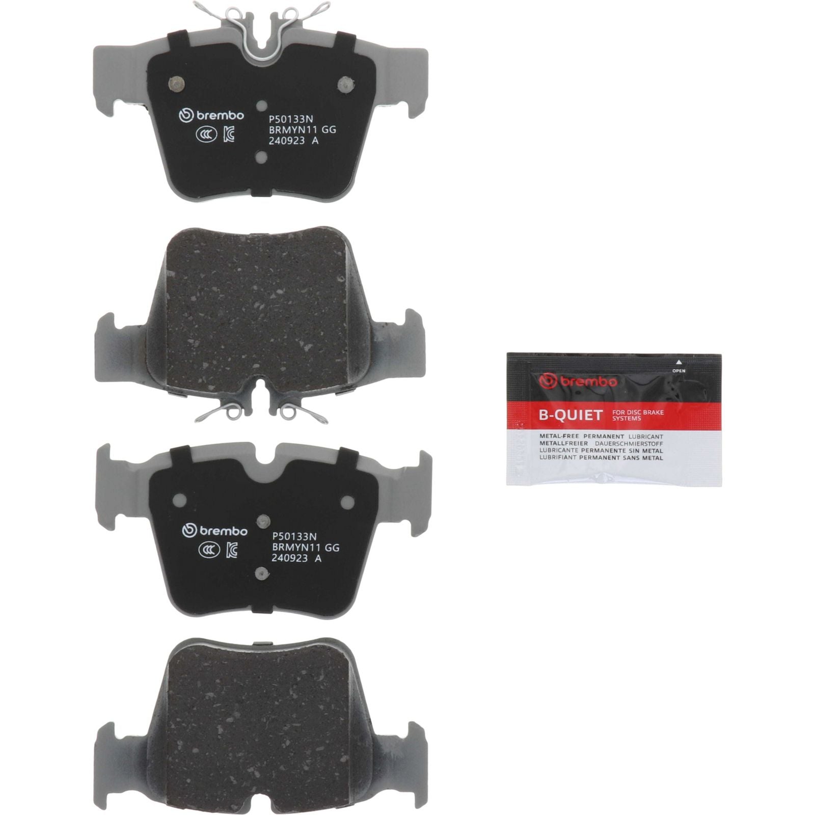 PRIME Ceramic Rear Disc Brake Pad Set - P50133N_06