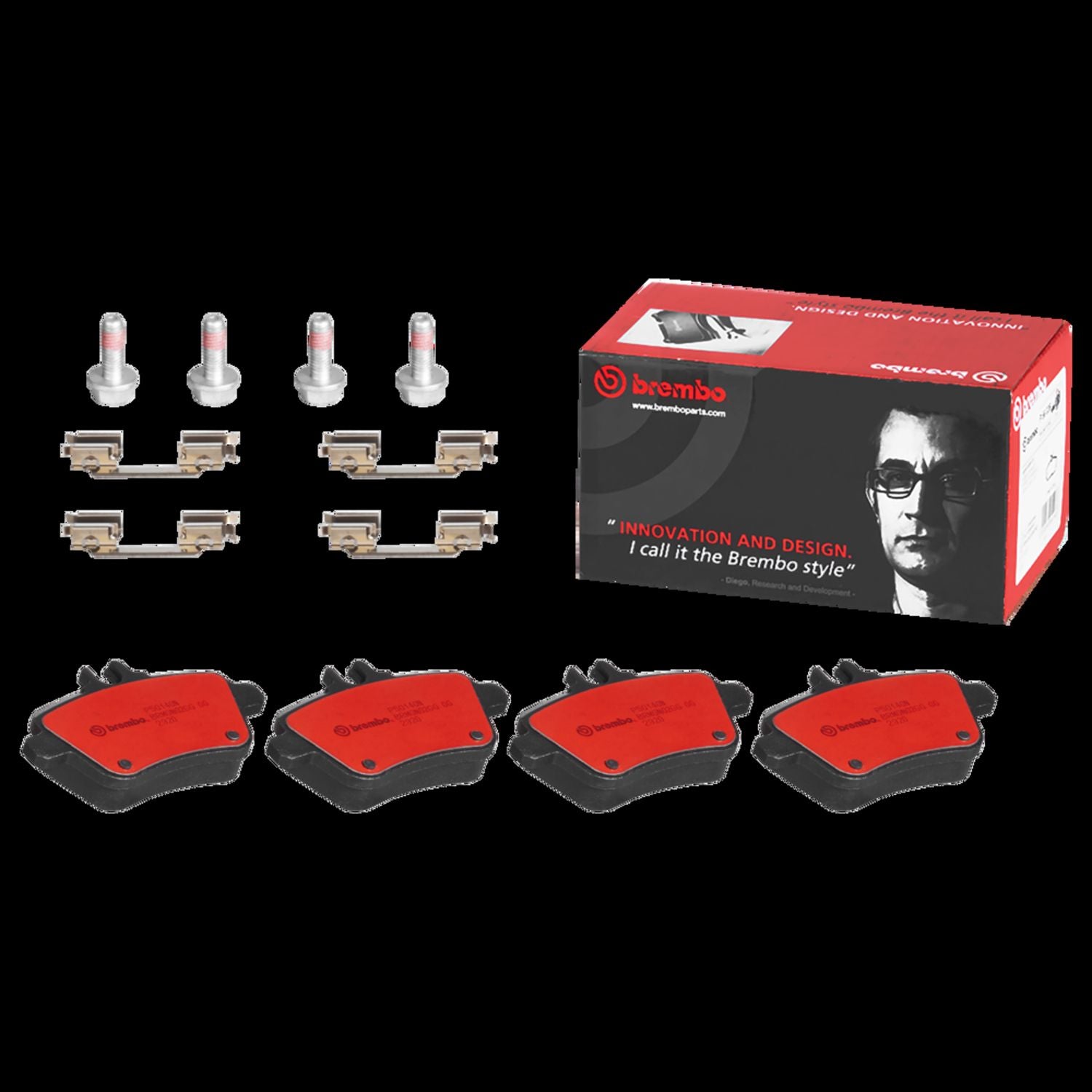 PRIME Ceramic Rear Disc Brake Pad Set - P50140N_01