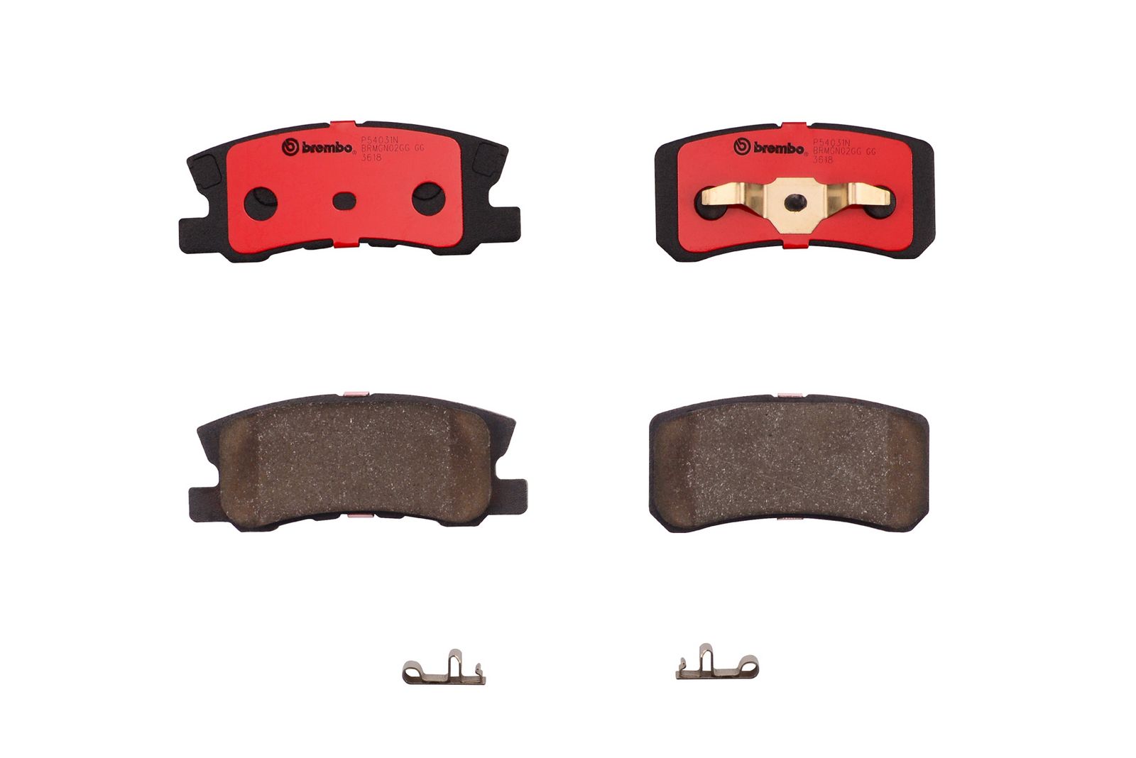 PRIME Ceramic Rear Disc Brake Pad Set - P54031N_01